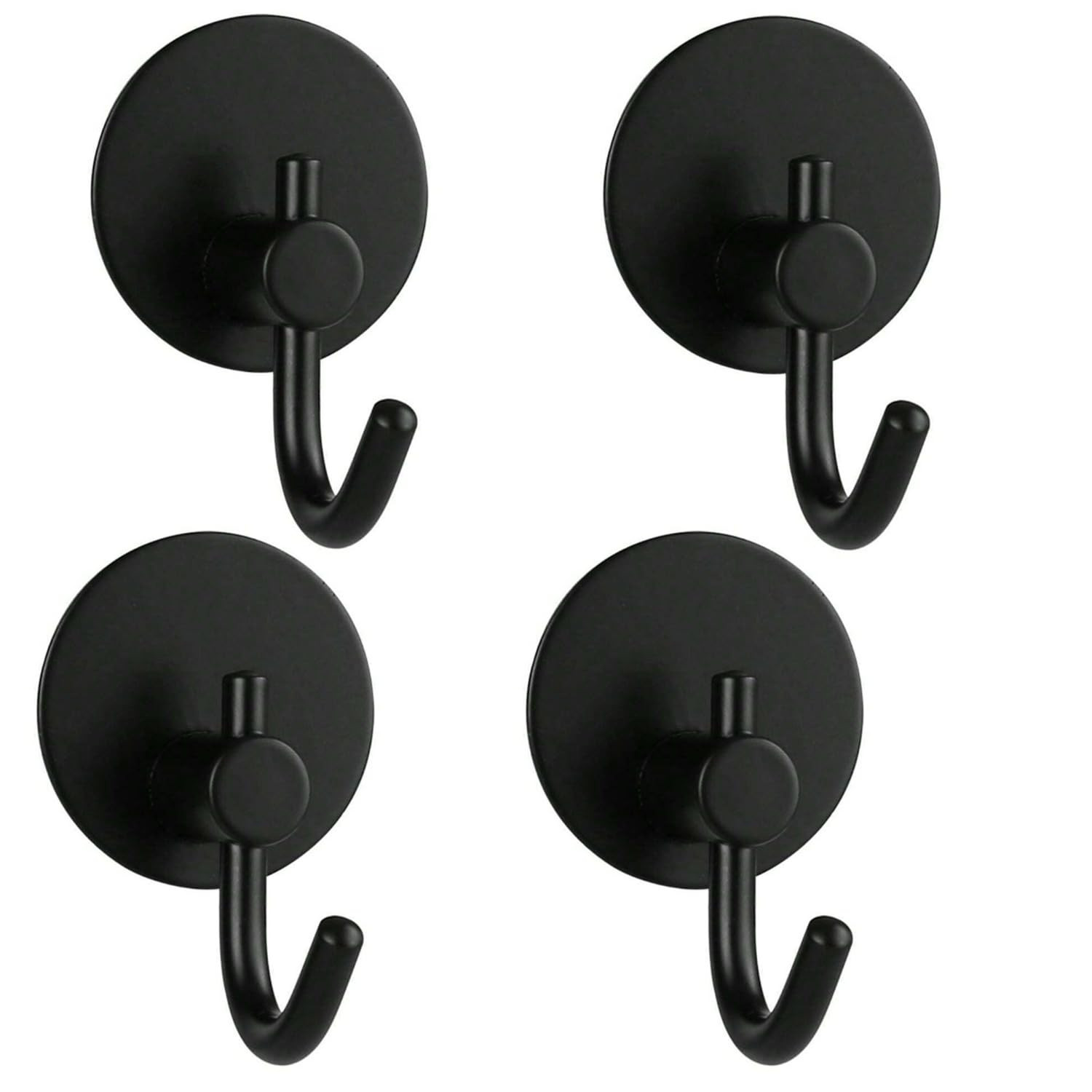 JIALTO 4 pcs Self-Adhesive Stainless Steel Hooks: Heavy-Duty Wall Hanging  Solution for Bathroom 