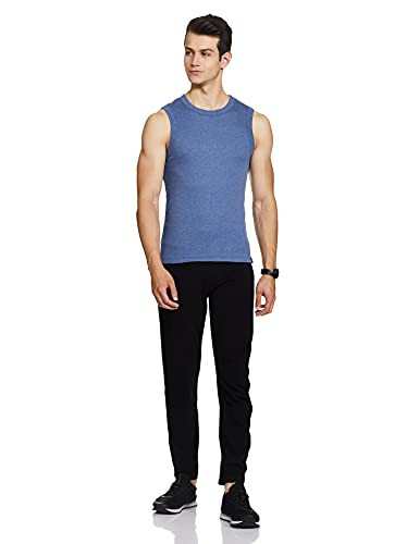 Jockey 9930 Men's Super Combed Cotton Rib Solid Round Neck Muscle