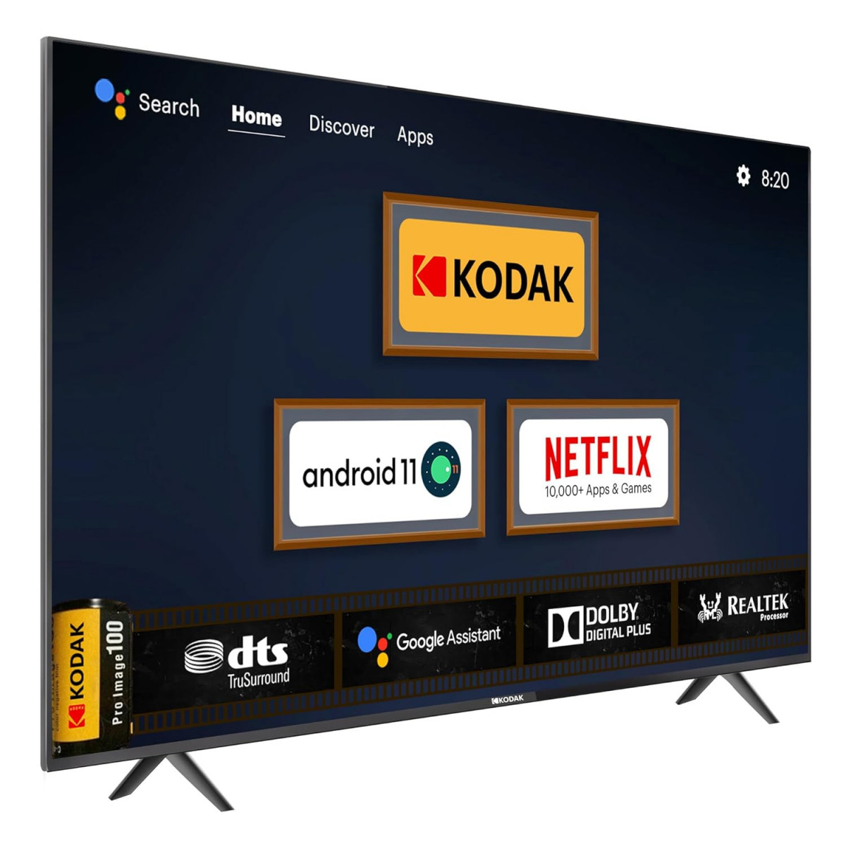 Kodak 100 cm 40 inches 9XPRO Series Full HD Certified Android LED TV 409X5061 Black