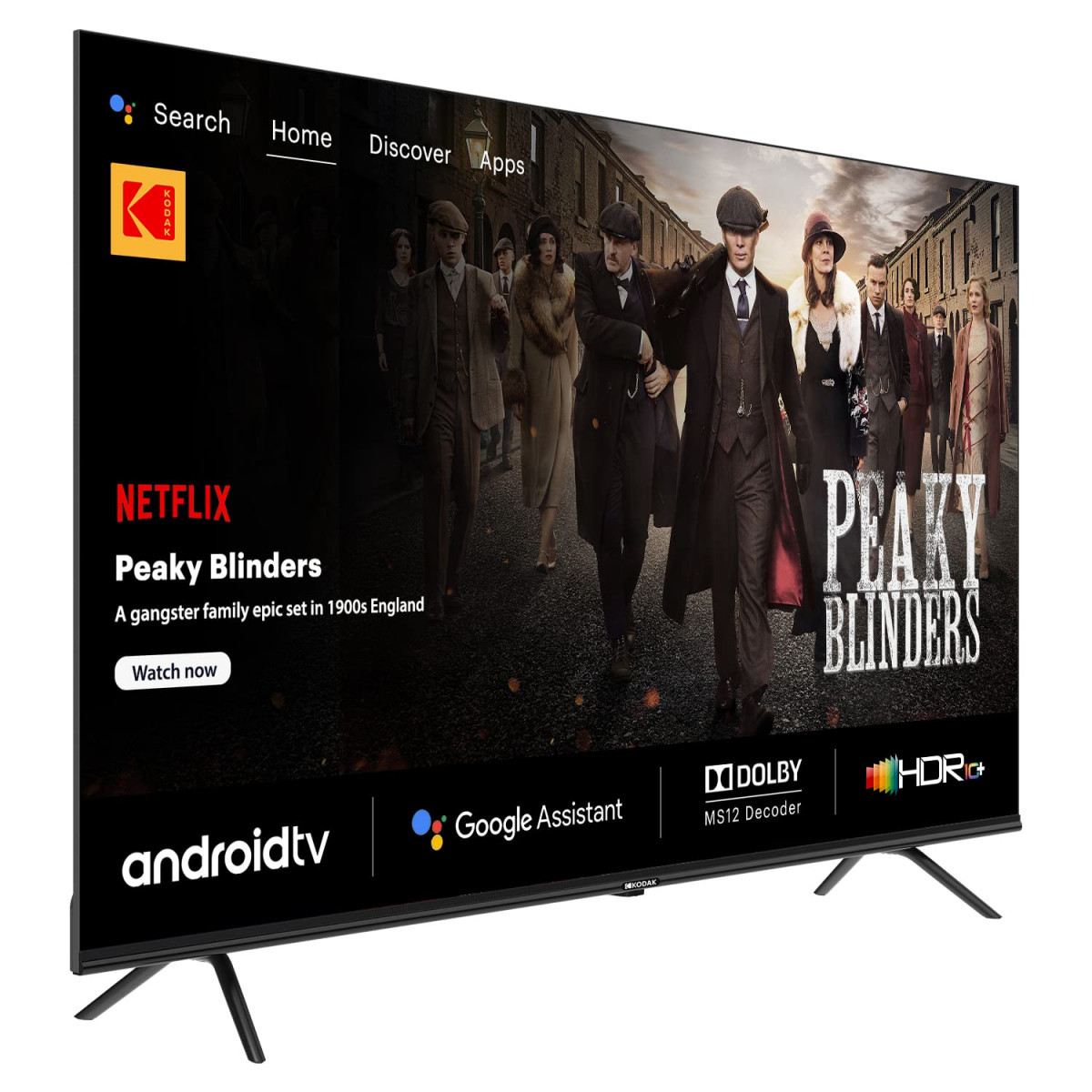 Kodak 126 cm 50 inches 4K Ultra HD Smart Android LED TV 50CAPRO5066 Black