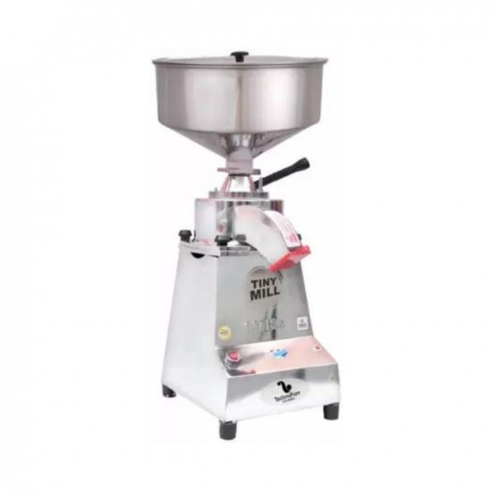 KRISHNA TechnoPure Automatic Light Weight Small Domestic Flour Mill Machine for Home Gharghanti Smart Chakki 137HP Motor Mini Gharelu Aata Chakki 8-15 KgHour Flourmill