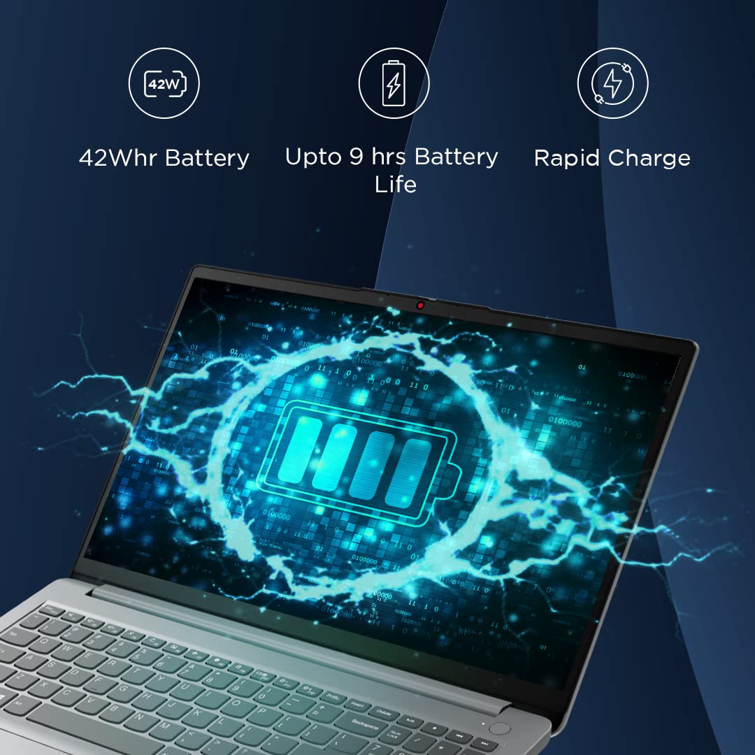 Lenovo IdeaPad Slim 1 AMD Ryzen 7 5700U 156 HD Thin and Light Laptop 16GB512GB SSDWindows 11 HomeMS Office 20211 Year Warranty  1 Year ADPCloud Grey16Kg 82R400EFIN