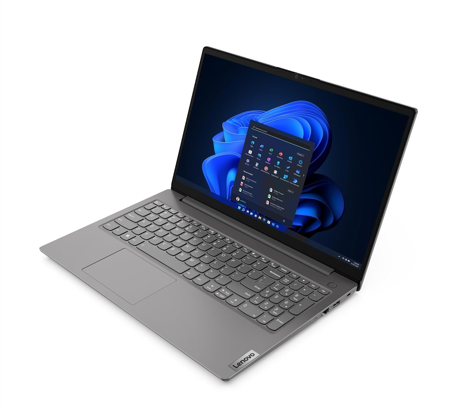 Lenovo V15 12th Gen Intel Core i7-1255U 156 FHD Thin and Light Laptop 16GB RAM512GB SSDWindows 11 HomeMS Office Home  Student 2021Iron Grey170 kg 82TTA073IN