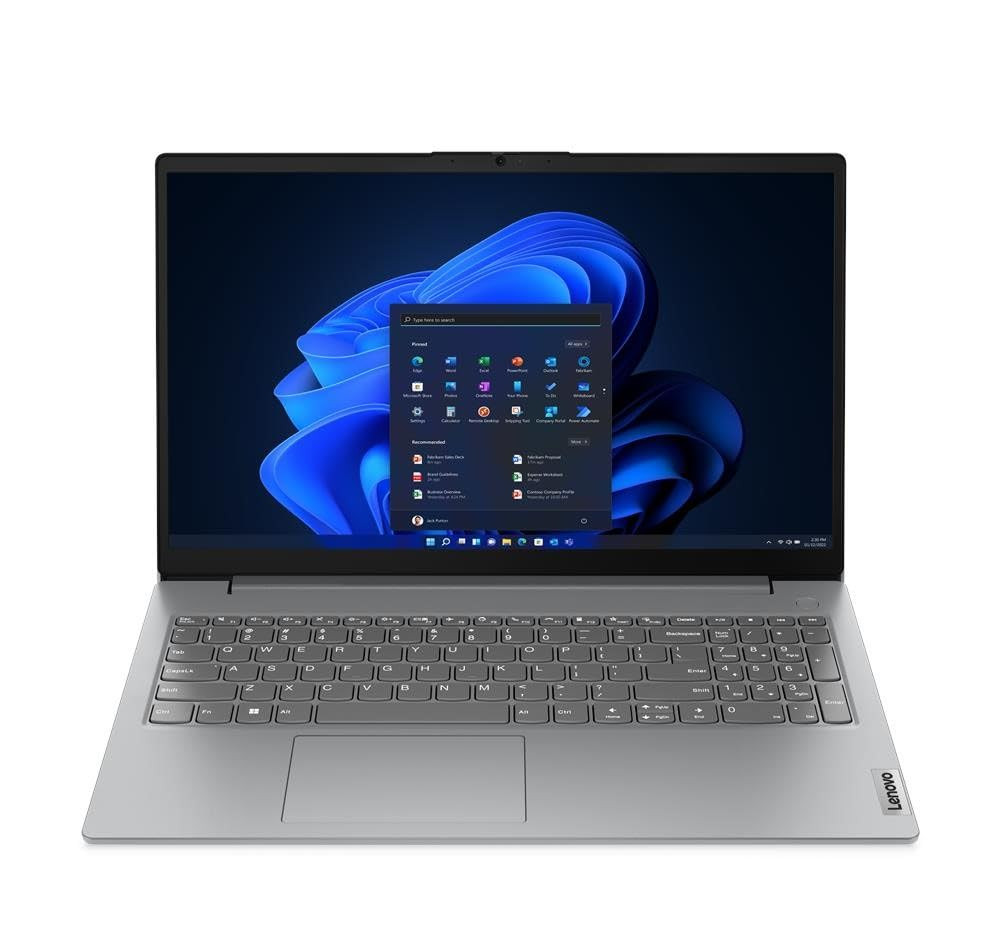 Lenovo V15 G4 AMD Athlon Silver 7120U Laptop 8GB LPDDR5 Ram 512 GB SSD PCIe Windows 11 Lifetime Validity156 FHD Screen AMD Radeon 610M Silver 1 Year Brand Warranty