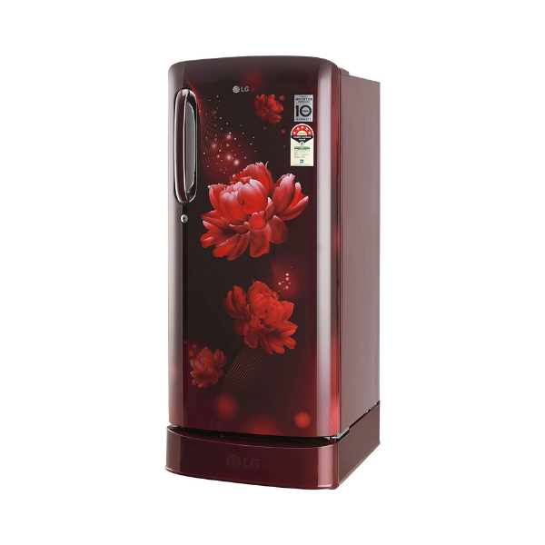 LG 190 L 4 Star Inverter Direct-Cool Single Door Refrigerator GL-D201ASCY