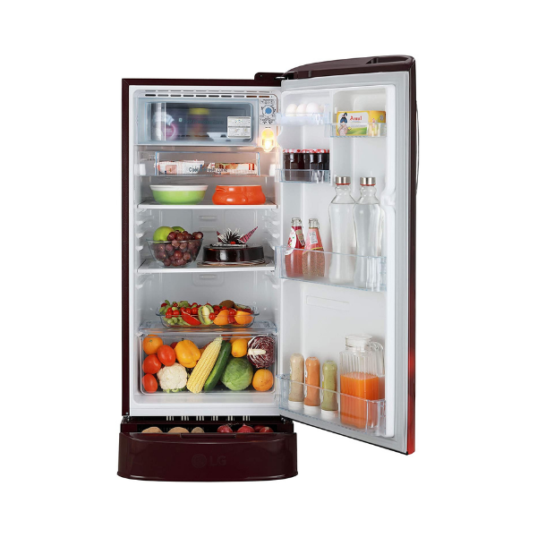 LG 190 L 4 Star Inverter Direct-Cool Single Door Refrigerator GL-D201ASCY