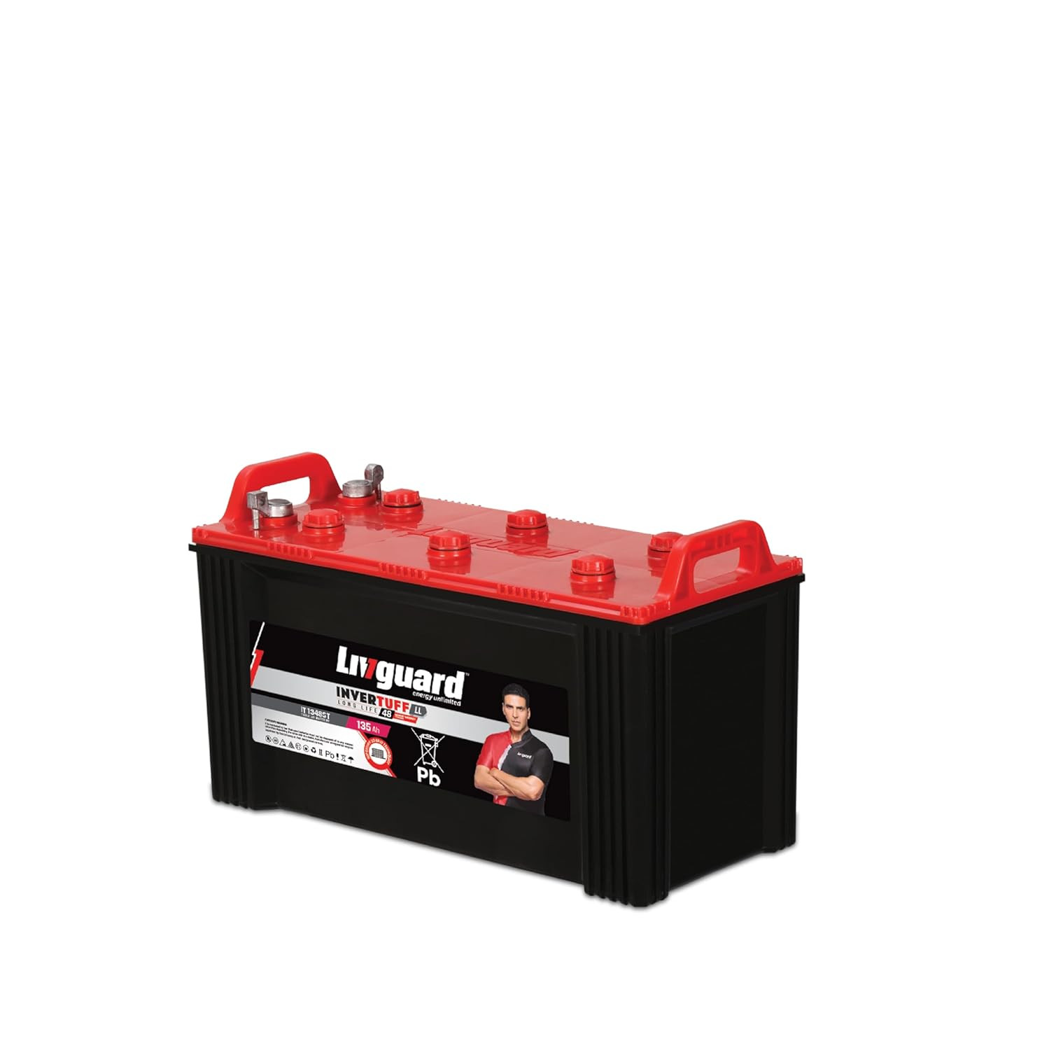 Livguard IT 1348ST Short Tubular Inverter Battery 135 Ah 48 Months Warranty  Reliable Backup for Home Office and Shop