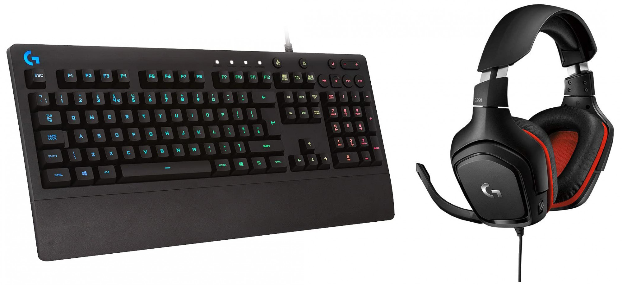 Logitech G213 Prodigy Gaming Keyboard, LIGHTSYNC RGB