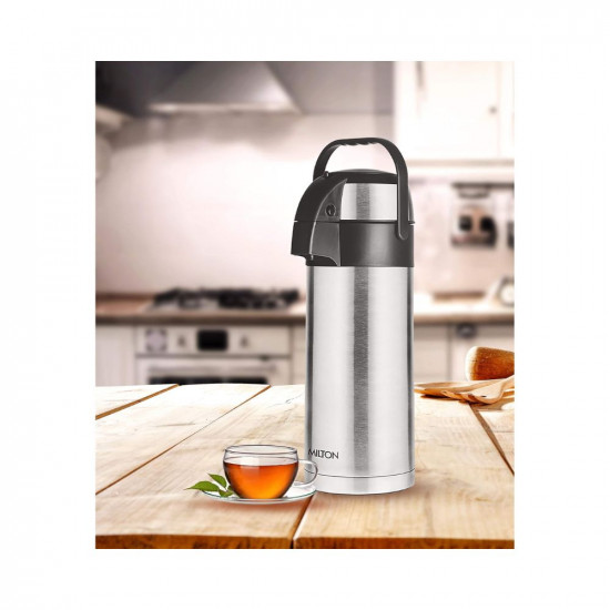 milton Beverage Dispenser 3500 Stainless Steel for Serving Tea and Coffee 358 Litre Silver  Milton Pinnacle 2000 Thermosteel 24 Hours Hot or Cold Dispenser 1910 ml Silver