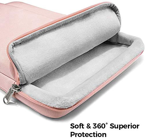 MOCA 13 inch Laptop Carrying Case Sleeve Bag for 13-inch MacBook Air M1A2337 A2179 A1932 MacBook Pro M1A2337 2016-2021 123 Surface Pro X7654 129 iPad Pro XPS 13 inch Laptop Sleeve Bag 13 Inch Laptops Pink