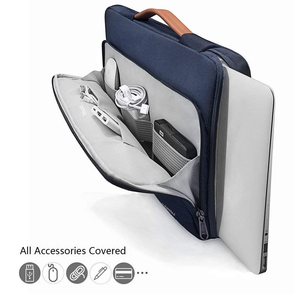 MOCA Compatible 133 inch MacBook Laptop Bag Sleeve for 13 133 inch Apple MacBook Air Pro Retina 13 133 inch a1466 a1369 a1502 MacBook 133 inch Sleeve Bag Cover 133 inch Laptops Navy Blue