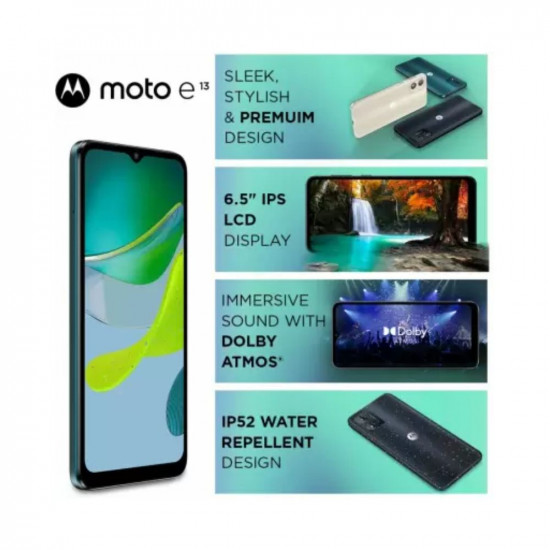 MOTOROLA e13 Aurora Green 64 GB 4 GB RAM