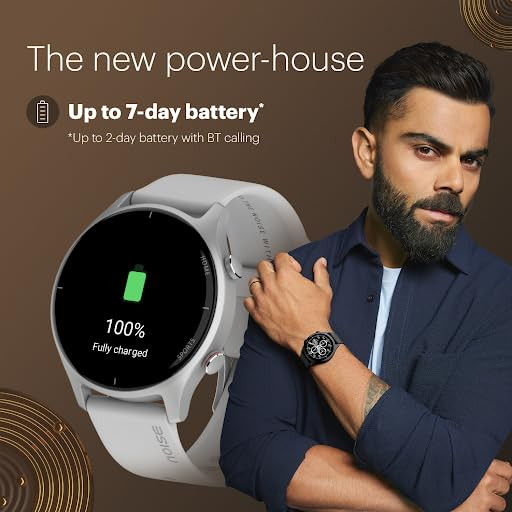 Noise Twist Bluetooth Calling Smart Watch with 138 TFT Biggest Display Up-to 7 Days Battery 100 Watch Faces IP68 Heart Rate Monitor Sleep Tracking Midnight Blue