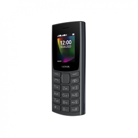 Nokia 106 Single Sim Keypad Phone with Built-in UPI Payments App Long-Lasting Battery Wireless FM Radio  MP3 Player and MicroSD Card Slot  Charcoal