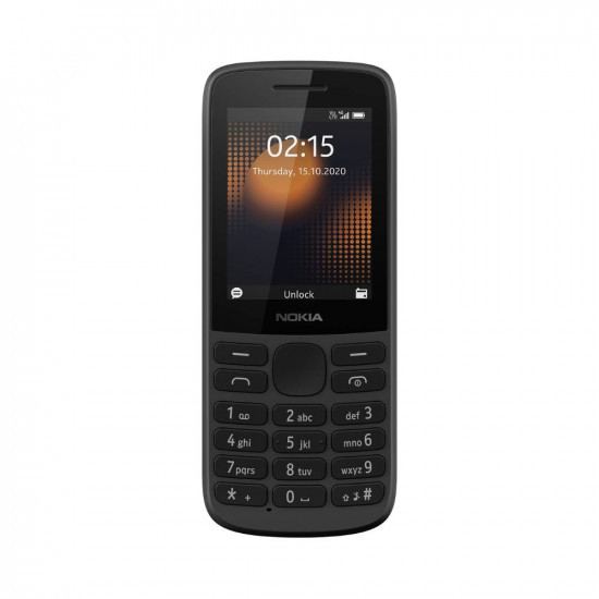 Nokia 215 4G Dual SIM 4G Keypad Phone with Long Battery Life Multiplayer Games Wireless FM Radio and Durable Ergonomic Design  Black