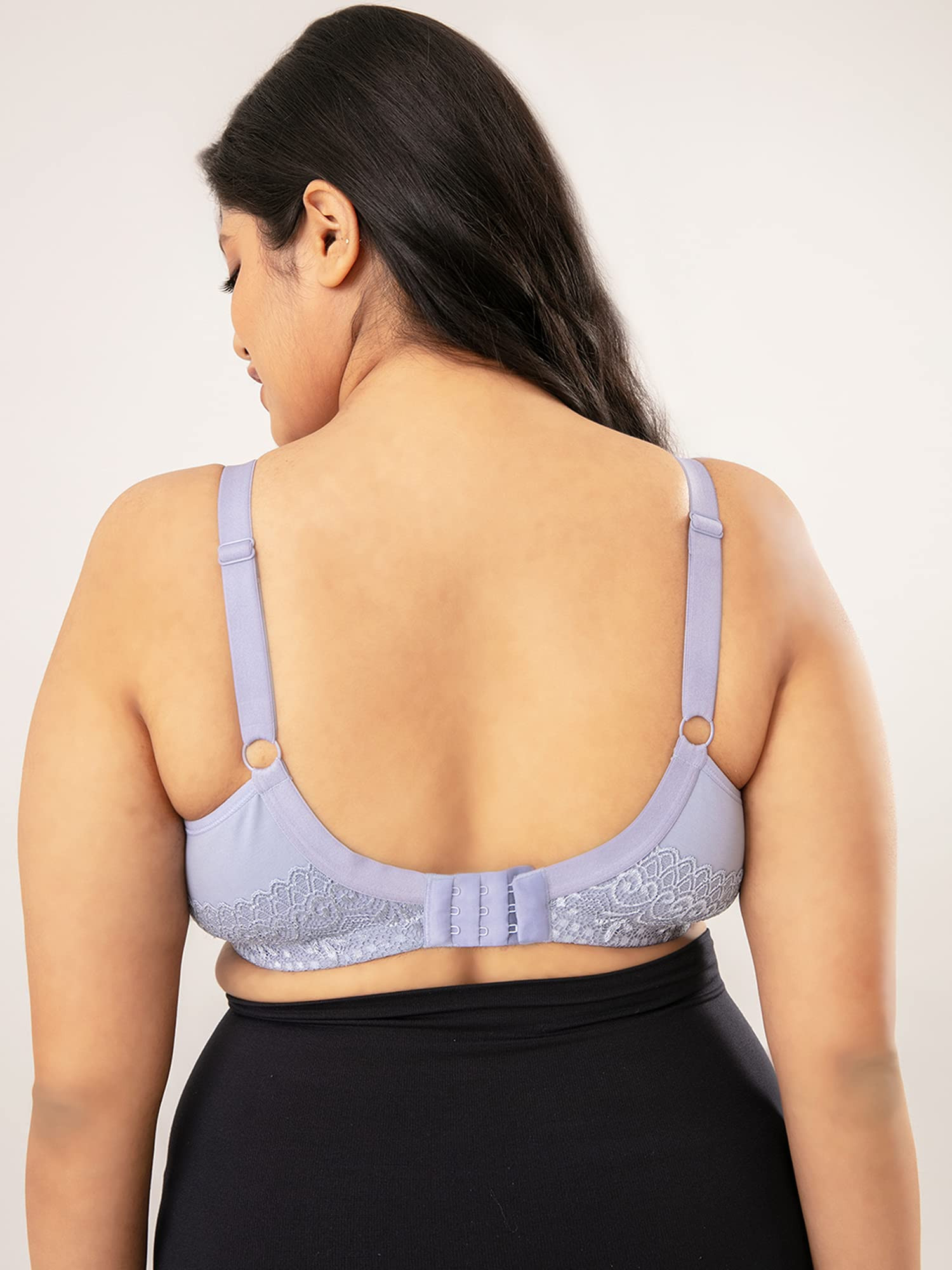 Buy NYKDby Nykaa Women's Full Support M-Frame Heavy Bust Everyday Cotton Bra, Non-Padded, Wireless, Full Coverage