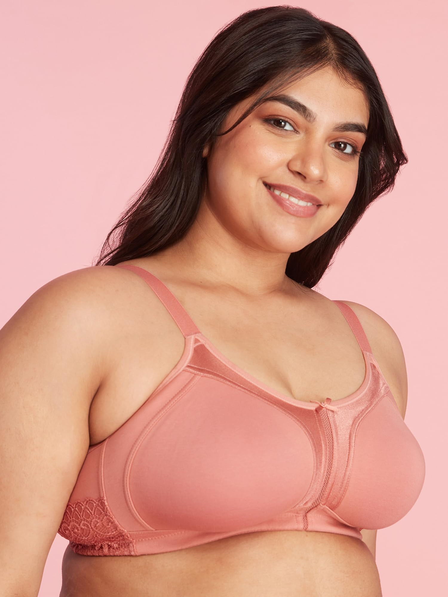Buy Nykd by Nykaa Full Support Curvy M-Frame Cotton Bra - Non Padded,  Wireless, Full Coverage Online at Best Prices in India - JioMart.