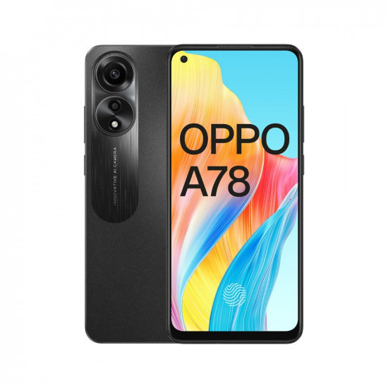 Oppo A78 Mist Black 8GB RAM 128GB Storage  64 FHD AMOLED 90Hz Punch Hole Display  5000 mAh Battery and 67W SUPERVOOC with No Cost EMIAdditional Exchange Offers