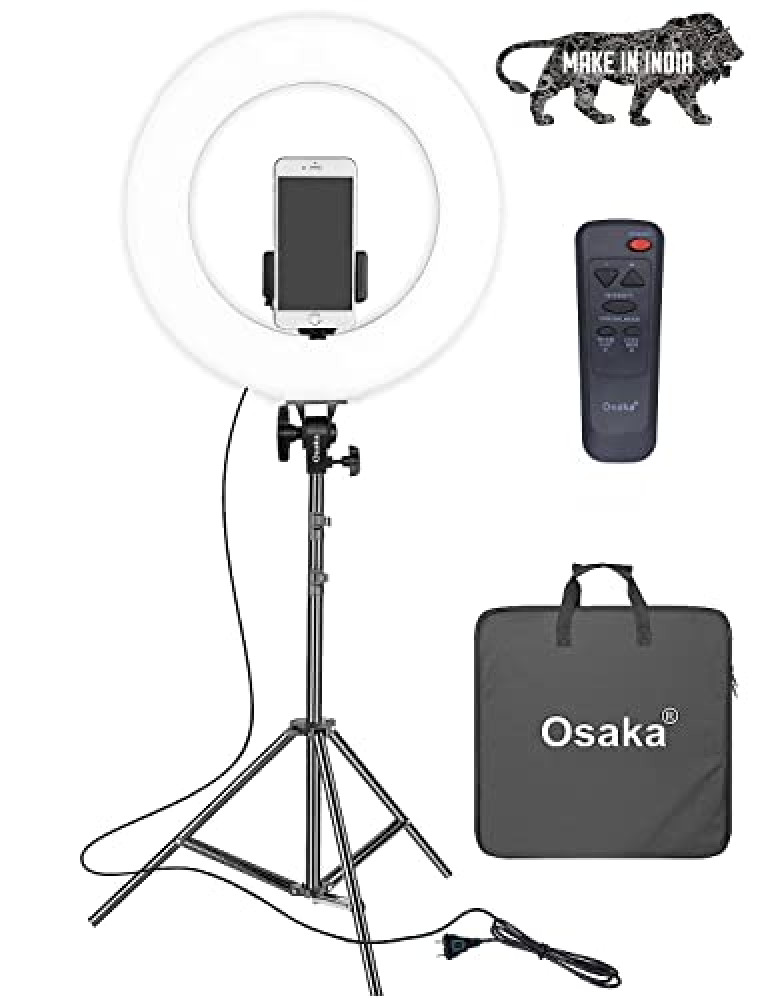 DYAZO 10 Inches LED Ring Light for Camera, and Video Shooting, Makeup with  7 Feet Long Foldable and Lightweight Ring Light Stand : Amazon.in:  Electronics