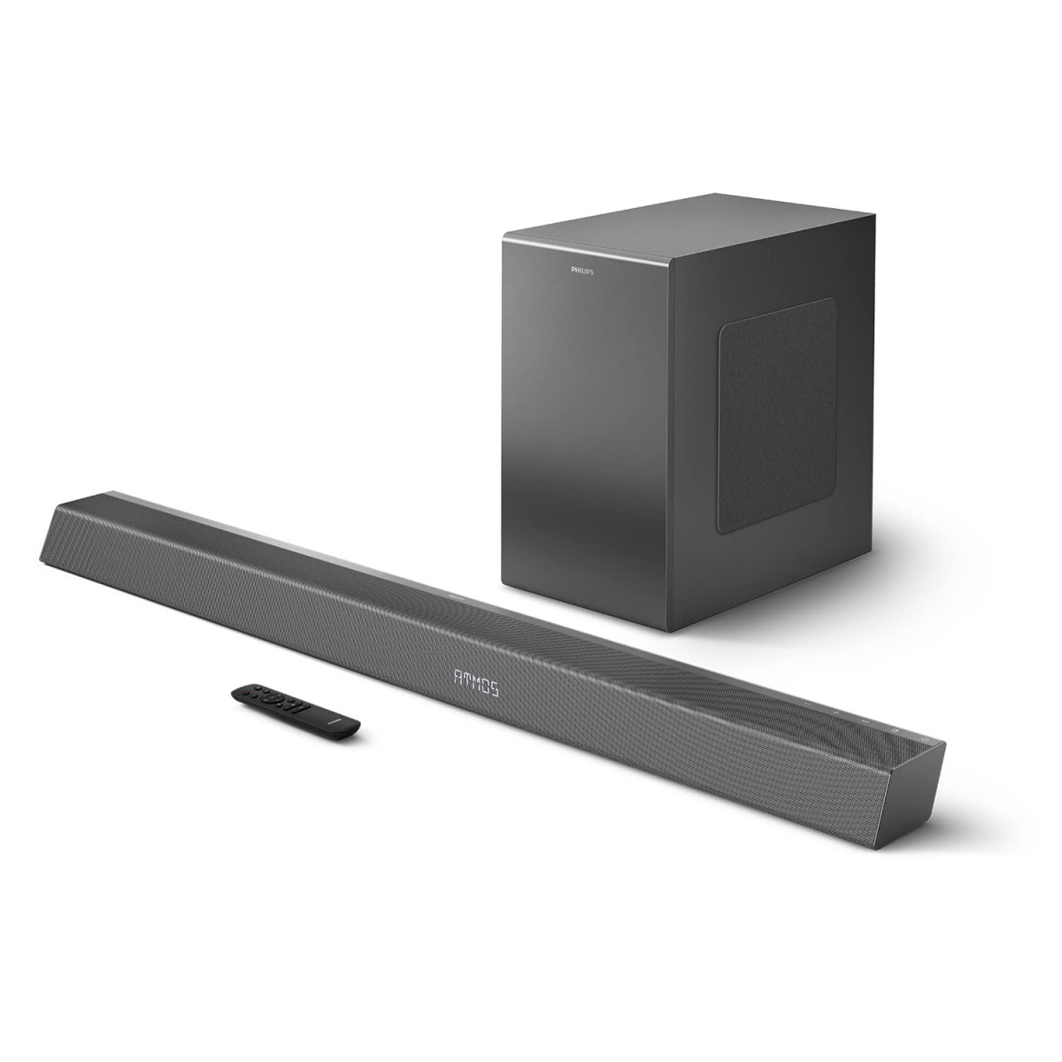 Philips Soundbar TAB8947 51 Ch 312 660W Black Dolby Atmos Wireless Subwoofer UP-Firing SpeakersVirtual Surround Built-in Chromecast AI Voice Assistant