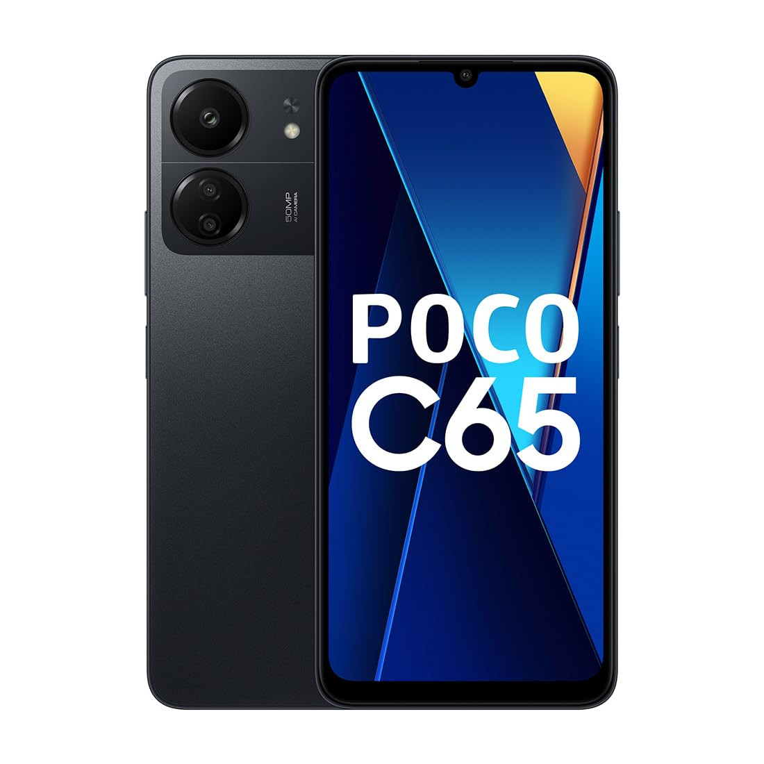 POCO C65 Matte Black 6GB RAM 128GB ROM