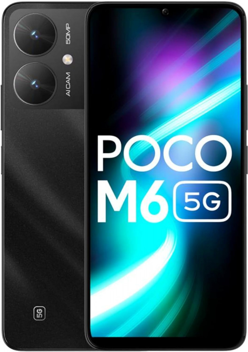 POCO M6 5G Galactic Black 4GB RAM 128GB Storage