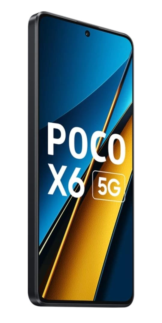 POCO X6 5G Mirror Black 12 GB RAM 512 GB ROM