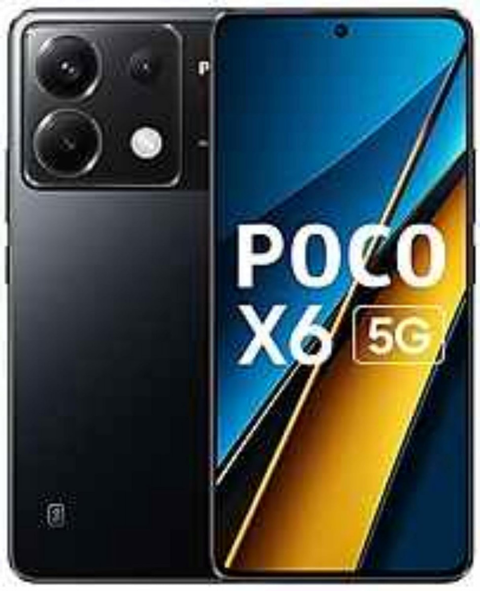 POCO X6 5G Mirror Black 8 GB RAM 256 GB ROM