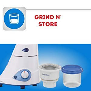 Preethi Blue Leaf Platinum MG 139 mixer grinder 750 watt White 4 jars - Super Extractor juicer Jar  Storage Air-Tight Container FBT motor with 5yr Warranty  Lifelong Free Service Standard