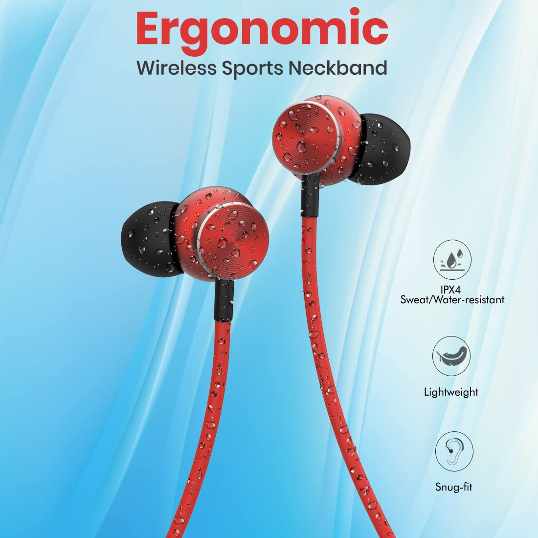 pTron Newly Launched Tangent Eon in-Ear Bluetooth 53 Wireless Headphones 45H Playtime HD Mic  TruTalk AI-ENC Calls MovieMusic Modes Dual Device Pairing  Type-C Fast Charging  IPX5 Black