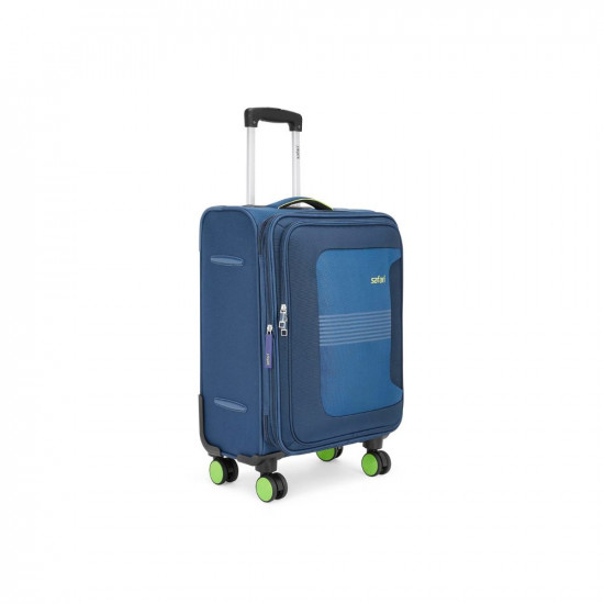 Safari Antitheft Trolley luggage bag, Small size, 8 wheel travel
