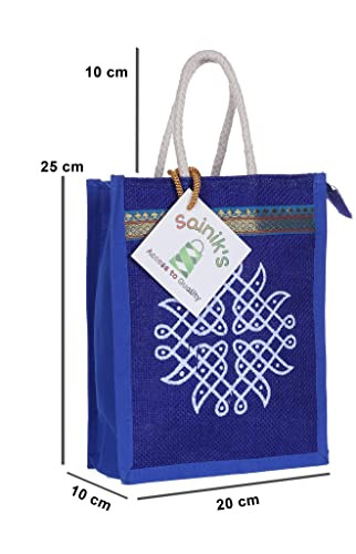 Bags4Ever Jute Gift Bags | Birthday Return Gift Bag | Marriage Bag | Party  Bag |