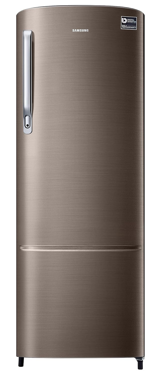 Samsung 246L 3 Star Inverter Direct-Cool Single Door Refrigerator Appliance RR26C3733DXHLLuxe Brown 2023 Model