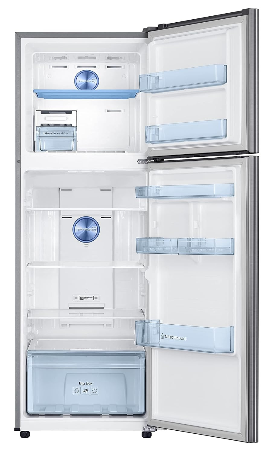 Samsung 322L 2 Star Inverter Frost-Free Convertible 5 In 1 Double Door Refrigerator Appliance RT37C4522S8HLElegant Inox 2023 Model