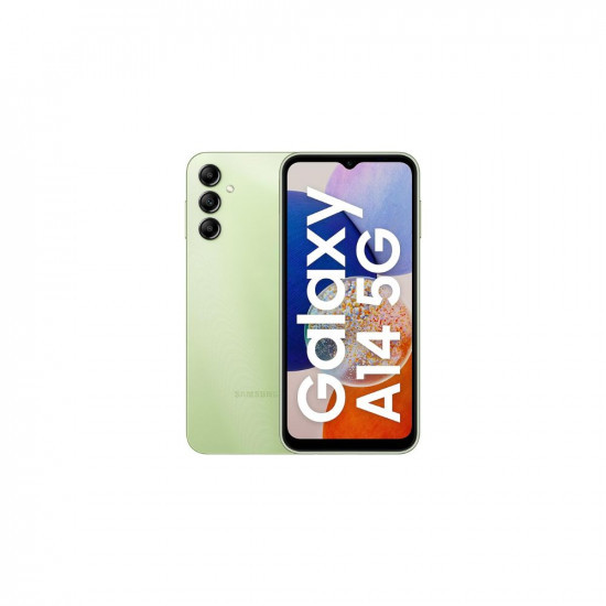 Samsung Galaxy A14 5G Light Green 4GB 64GB Storage  Triple Rear Camera 50 MP Main  Upto 8 GB RAM with RAM Plus  Without Charger