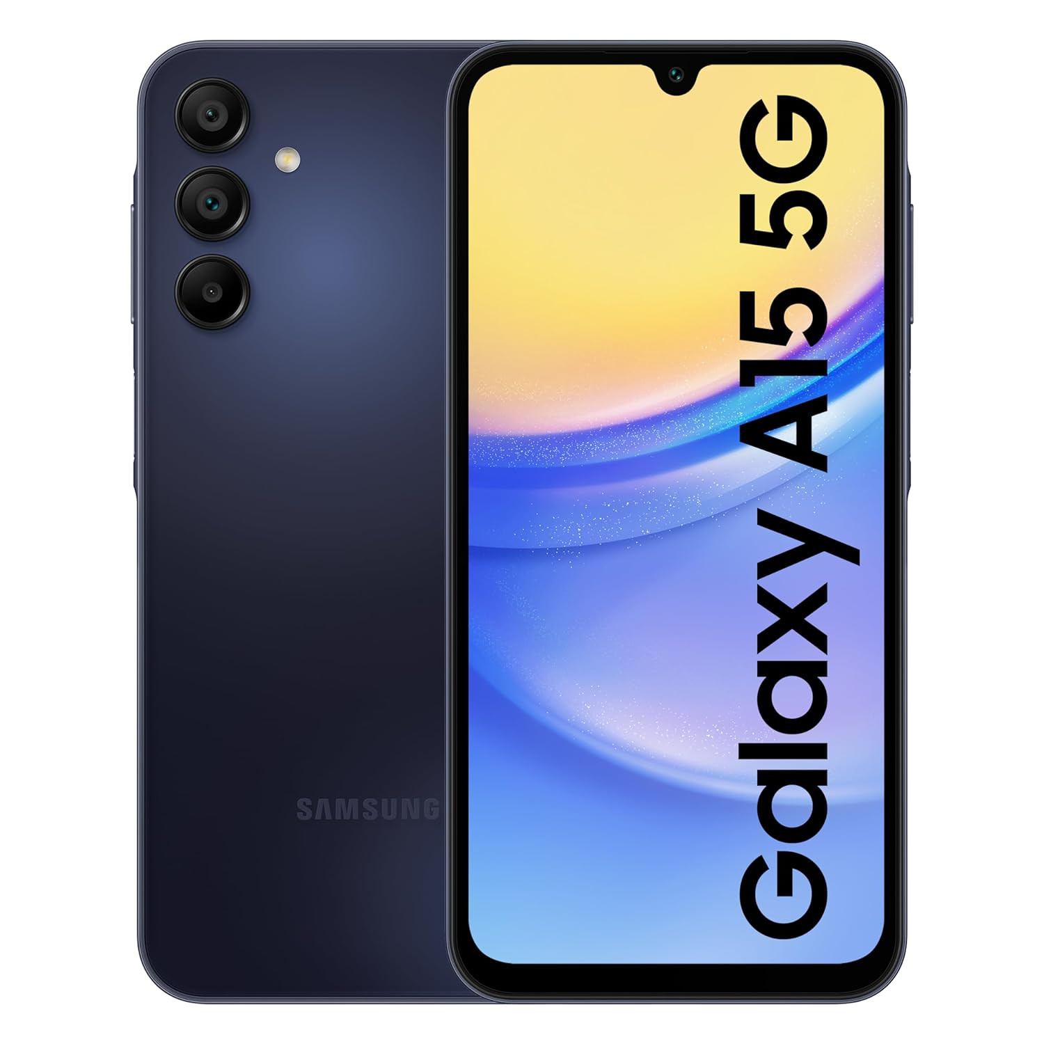 Samsung Galaxy A15 5G Blue Black 8GB 256GB Storage  50 MP Main Camera  Android 14 with One UI 60  16GB Expandable RAM  MediaTek Dimensity 6100  5000 mAh Battery