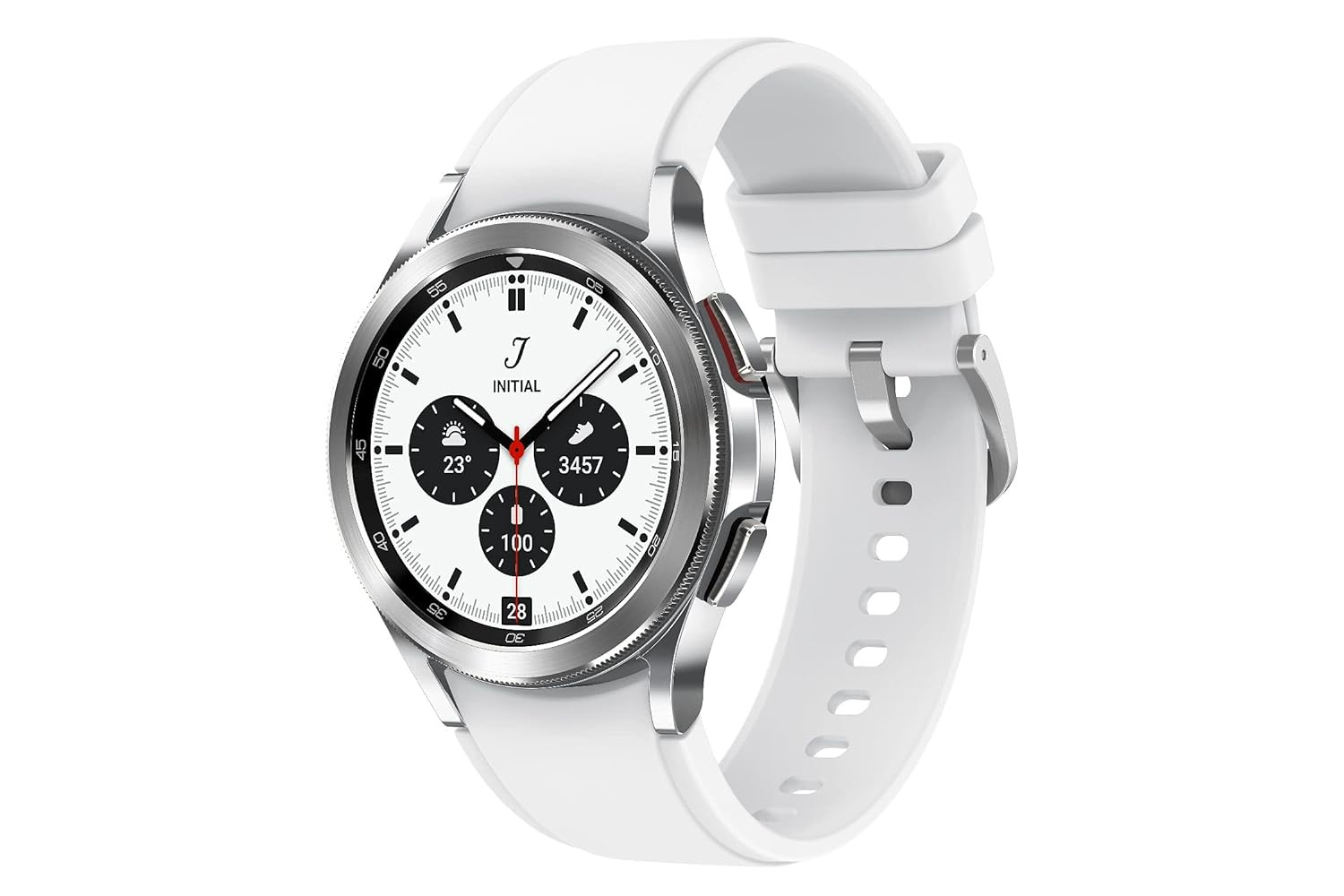 Samsung Galaxy Watch4 Classic Bluetooth42 cm Silver Compatible with Android Only