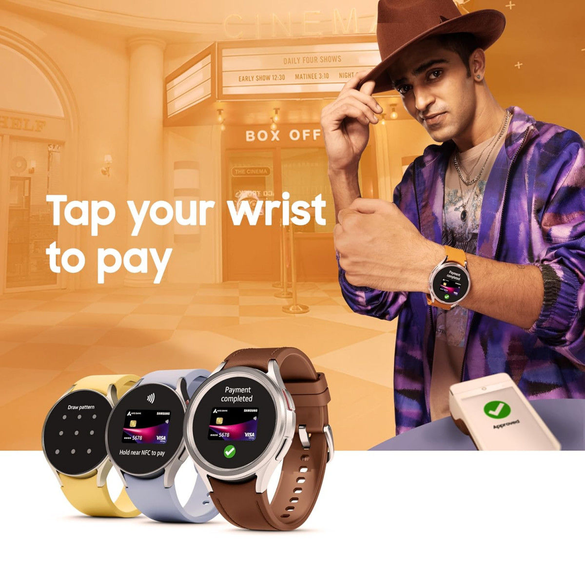 Samsung Galaxy Watch6 Bluetooth 40mm Gold Compatible with Android only  Introducing BP  ECG Features