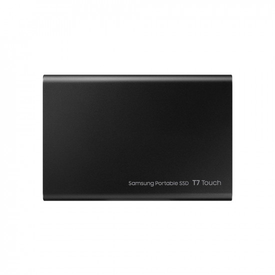 Samsung T7 Touch 2TB Up to 1050MBs USB 32 Gen 2 10Gbps Type-C External Solid State Drive Portable SSD Black MU-PC2T0K