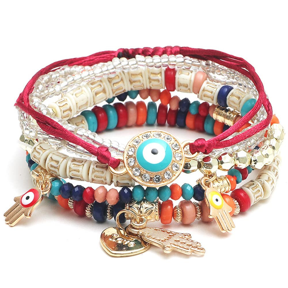 Women Multilayer Bracelet Wrap Leather Bangle Charm Bracelets Party Gift  Jewelry | eBay