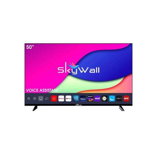 SKYWALL 127 cm 50 inches 4K Ultra HD Smart LED TV 50SW-VS Black