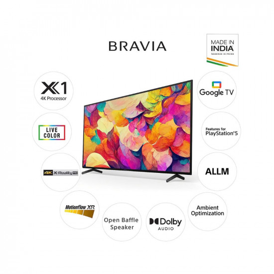 Sony Bravia 164 cm 65 inches 4K Ultra HD Smart LED Google TV KD-65X74L Black