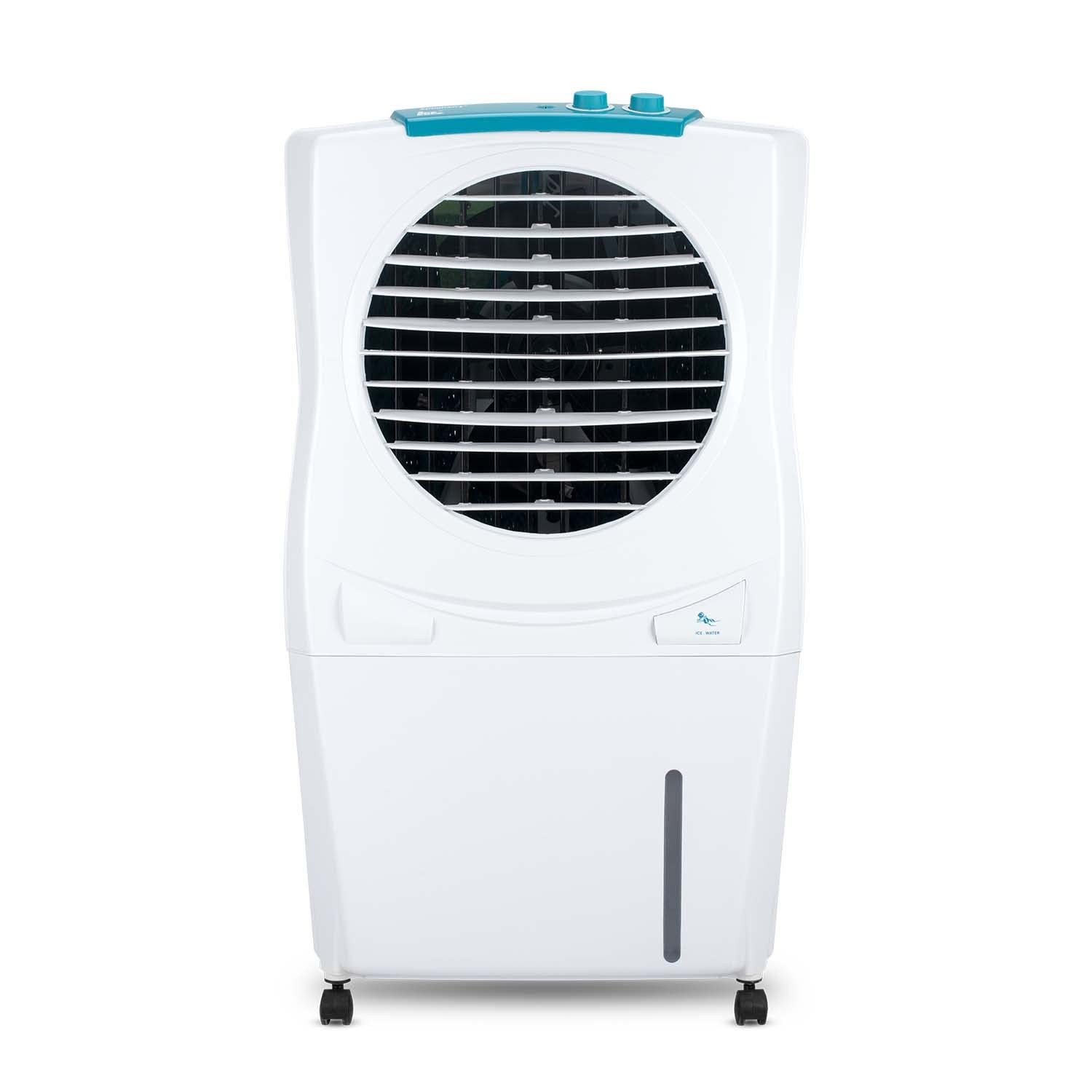 Symphony Ice Cube 27 Personal Air Cooler For Home with Powerful Fan 3-Side Honeycomb Pads i-Pure Technology and Low Power Consumption 27L White