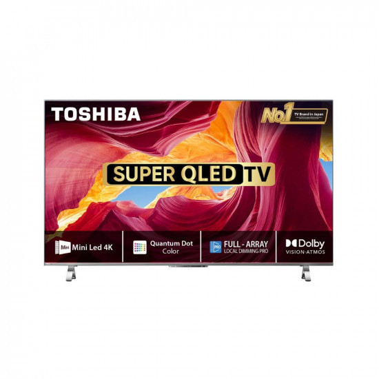 TOSHIBA 139 cm 55 inches 4K Ultra HD Smart Super QLED TV 55M650MP Black