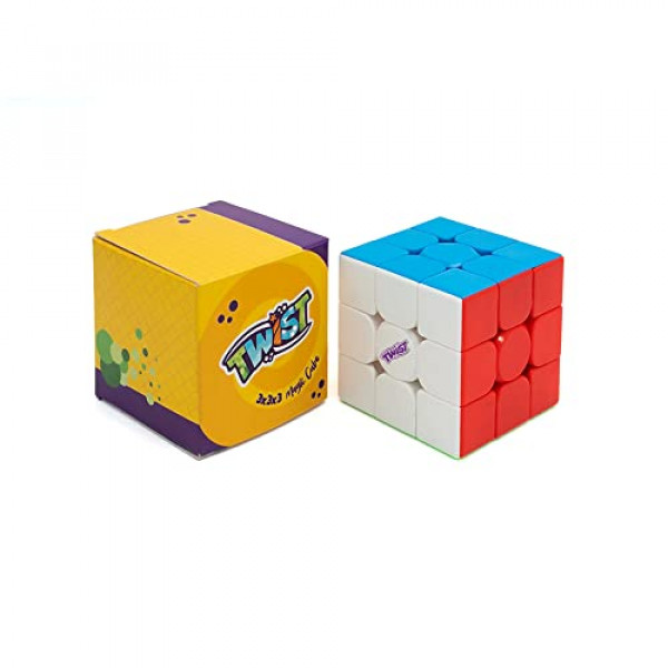 vGRASSP Mirror Magic Cube for Stress Relief – Silver Colour - 6 x 6 x 6 cm