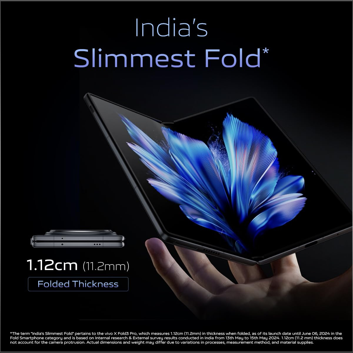 vivo X Fold3 Pro 5G Celestial Black 16GB RAM 512GB Storage with No Cost EMIAdditional Exchange Offers