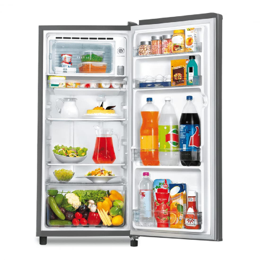 Whirlpool 184 Litre 3 Star Direct Cool Single Door Refrigerator Lumina Steel-Z