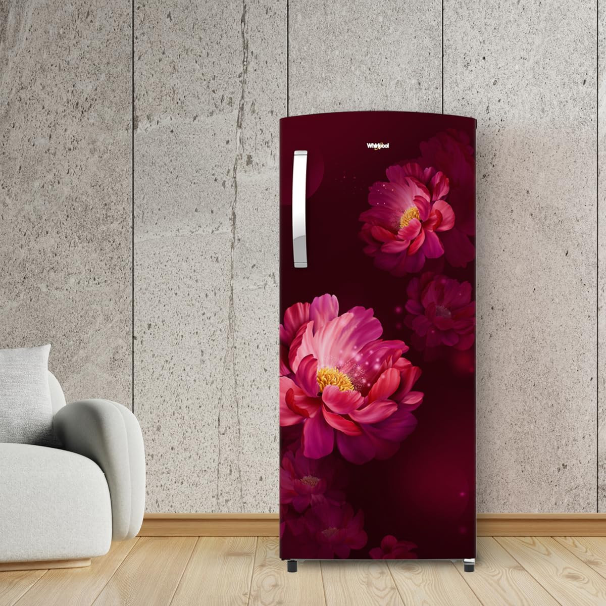 Whirlpool 207 L 3 Star Icemagic Pro Inverter Direct-Cool Single Door Refrigerator 230 IMPRO PRM 3S WINE PEONY-Z