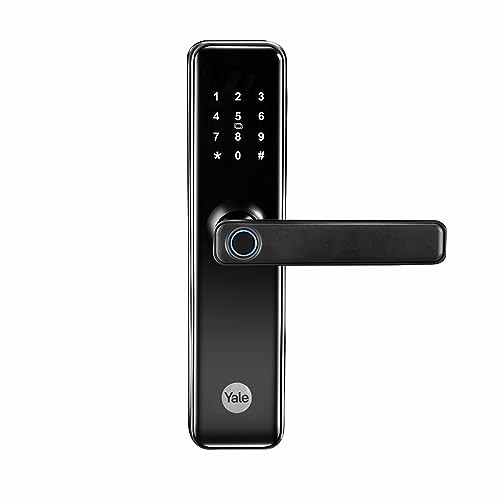 YDME100NxT Smart Door Lock, Black, Fingerprint, PIN, RFID, Manual