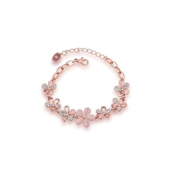 Buy Best Valentine Gifts : YouBella Jewellery Stardust Crystal Bangle  Bracelet Cum Necklace for Women and Girls (Pink) Online at Best Prices in  India - JioMart.